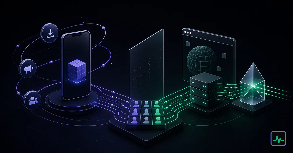 Сопоставление мобильной аналитики AppMetrica и веб-событий ActionPulse